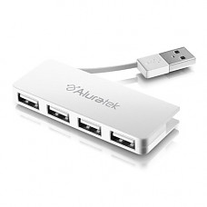 [해외]Aluratek 4 Port Hi-Speed USB 2.0 Hub (AUH1204F)