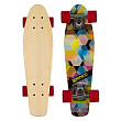 [해외]Bamboo Skateboards Kaleidoscope Graphic Complete Mini Cruiser Deck, 6&quot; x 22.5&quot;