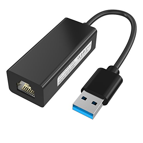 [해외]USB Network Adapter, Tintec USB 3.0 to 10/100/1000 Mbps RJ45 Gigabit Ethernet Adapter Superspeed for Macbook, Mac Pro/mini, iMac, Windows, Surface Pro, Notebook PC and More