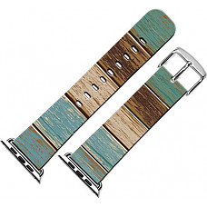 [해외]Band For 애플 Watch 38,Series 1 Series 2 Strap for 애플 Watch Compatible Replacement 38mm Vintage Wood Print