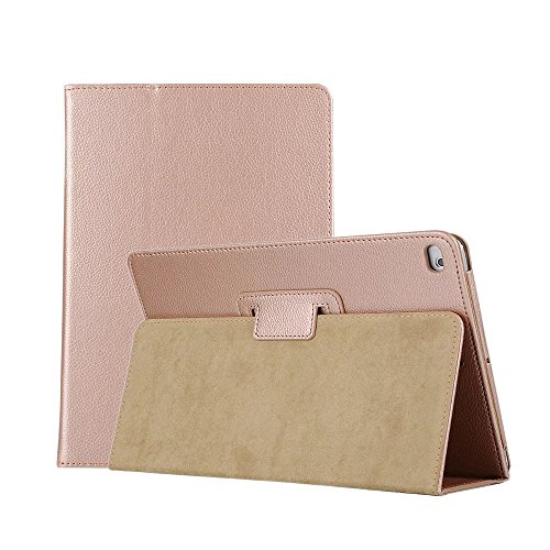 [해외]Vangoog Case for 아이패드 Pro 9.7 - Slim Folding Cover Case for 애플 아이패드 Pro 9.7 Inch 2016 Release Tablet with Auto Wake / Sleep,Gold