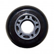 [해외]KSS 64mm 82A Inline Skate Rollerblade Wheels with 5-Spoke Hub (4 Pack), 64mm, Black/Grey/Red