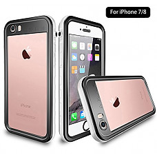 [해외]iPhone 8/7 방수 Case, Dooge IP68 Certified Snowproof/Shockproof/Dirtproof Fully Sealed Underwater Full-Body Heavy-Duty Protective Cover with Built-in Screen Protector for iPhone 7/8