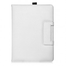 [해외]삼성 갤럭시 Tab S2 8.0 Keyboard case - IVSO Ultra-Thin DETACHABLE Bluetooth Keyboard Stand Case / Cover for 삼성 갤럭시 Tab S2 8.0 Tablet -With Free Stylus Pen(White)
