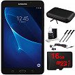 [해외]삼성 갤럭시 Tab A Lite 7.0&quot; 8GB Tablet PC (Wi-Fi) White 16GB microSD Accessory Bundle includes Tablet, 16GB microSD Memory Card, Cleaning Kit, 3 Stylus Pens, Ear Buds and Hardshell Case