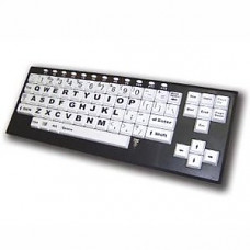 [해외]Visionboard2 Large Key Keyboard - Keyboard - USB - Black, White