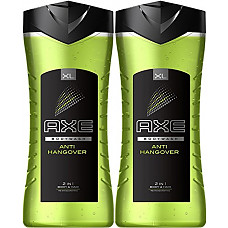 [해외]Axe XL Anti Hangover 2-in-1 Bodywash and Hair, 400 Ml / 13.5 Oz (Pack of 2)