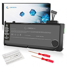[해외]CSEXCEL New Laptop Replacement 배터리 for 애플 MacBook Pro 13" A1322 A1278 (Mid 2009, Mid 2010, Early and Late 2011, Mid 2012 Version) Grade A Cell,10.95V 6000mah/65.5wh (A1322)
