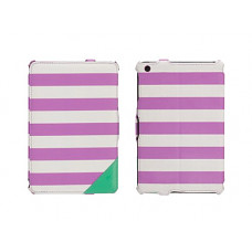 [해외]Griffin Purple Stripes Journal Case for 아이패드 mini and 아이패드 mini with Retina Display - Folio case plus workstand for 아이패드 mini