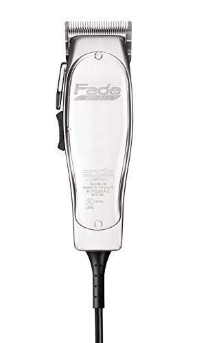 [해외]Andis Professional Fade Master Hair Clipper with Adjustable Fade Blade, Silver (01690)