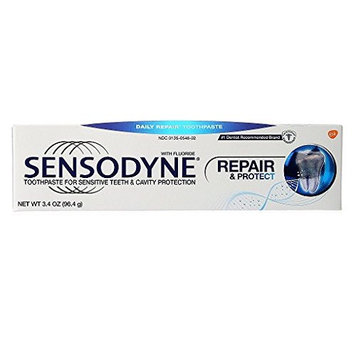 [해외]Sensodyne Repair and Protect Toothpaste, 3.4 Ounce (Pack of 3)