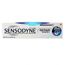 [해외]Sensodyne Repair and Protect Toothpaste, 3.4 Ounce (Pack of 3)