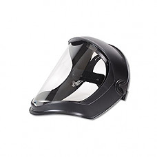 [해외]Uvex by Honeywell S8510 Bionic Face Shields, Hardcoat/Antifog, Clear/Black Matte