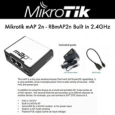 [해외]MikroTik RouterBOARD mAP 2n 2.4GHz Access Point