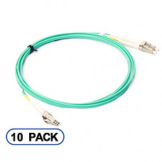 [해외]10Gtek LC-LC OM3 Fiber Patch Cord, Multi-mode Duplex 50/125, LSZH, 2-Meter(6.5ft), Pack of 10
