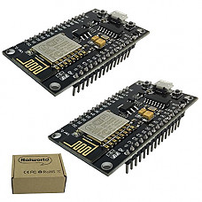 [해외]Haiworld New Version NodeMCU LUA WiFi Internet Development Board V3 Wireless module Based CH340 ESP8266 EK1677 For Arduino Compatible (Pack of 2)