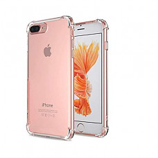 [해외]iPhone 7, 8, 7 Plus, 8 Plus, X Case 애플 iPhone Crystal Clear Shock Absorption Technology Bumper Soft TPU Cover Case with Corner for iPhone (Clear, 7,8)