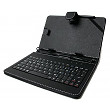 [해외]DURAGADGET Black Faux Leather 7&quot; Case With Micro USB German Keyboard For NEW HP Slate 7 Voicetab Ultra/HP 7 Plus G2 Tablet