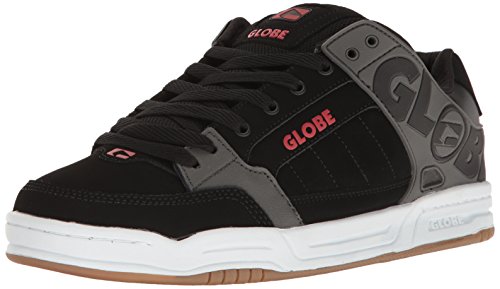 [해외]Globe Mens TILT Skateboarding Shoe, Black/Charcoal/Red, 7.5 M US