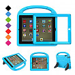 [해외]BMOUO 아이패드 2 3 4 Case for Kids - Shockproof Convertible Handle Stand Kids Case with Built-in Screen Protector for 애플 아이패드 2nd 3rd 4th Generation (Blue)
