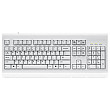 [해외]Perixx PERIBOARD-106 US W, Performance wired keyboard - 20 Million Key Press Life - Full Size 17.9&quot;x6.6&quot;x1.7&quot; - White