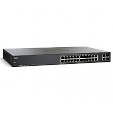 [해외]Cisco SG200-26 Gigabit Ethernet Smart Switch with 24 10/100/1000 Ports and 2 Combo Mini-GBIC Ports (SLM2024T-NA)