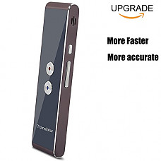 [해외]Intelligent Voice Translator, Language Simultaneous Interpretation English Chinese French Spanish German Spainish 33 Languages For Travel learning Shoping, Handheld Deluxe Translator Stick (gold)