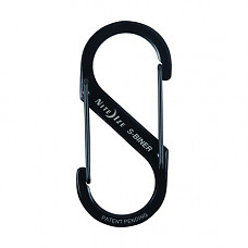 [해외]Nite Ize Size-3 S-Biner Dual Spring Gate Carabiner, Black