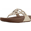[해외]핏플랍 Womens Bumble Crystal Gold Thong Sandal - 10