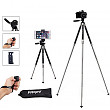 [해외]iPhone Tripod, Smartphone Tripod, Fotopro 39.5 Inch Aluminum 카메라 Tripod + Bluetooth Remote Control + Smartphone Clip Mount + Tripod Bag (4K-MS)