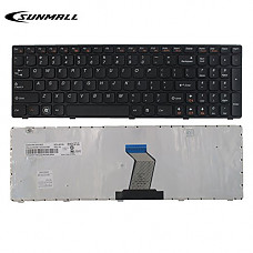 [해외]SUNMALL New Keyboard Replacement With Frame for IBM LenovoIdeapad G570 Z560 Z560A Z560G G575 G780 G770 Z565 Series Laptop/Notebook Black US Layout(6 Months Warranty)