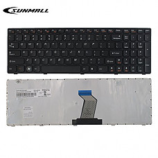 [해외]SUNMALL New Keyboard Replacement With Frame for IBM LenovoIdeapad G570 Z560 Z560A Z560G G575 G780 G770 Z565 Series Laptop/Notebook Black US Layout(6 Months Warranty)