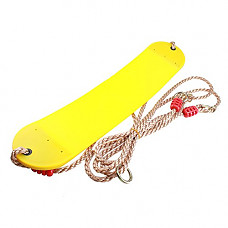 [해외]AGPTEK Swing Seat 66.7140.7cm Rope 150kg /330 LB Weight Limit, Yellow