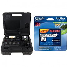 [해외]Brother PT-D600VP and TZe231 2-pack of Tape