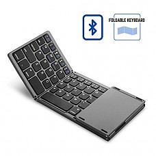 [해외]BICMICE Android Ios Windows Phone Bluetooth Wireless folding keyboard with Touchpad for Cell Phone/Laptop/Tablet 삼성 Asus Lenovo
