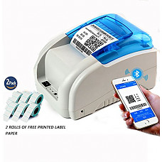 [해외]NYEAR mobile phones and computers Bluetooth thermal code stickers bar code label printer machine for Android and IOS Windows(12 Android +100 Apple) +2 free labels (USB+Bluetooth+WIFI)