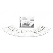 [해외]GoECOlife GLL12 12 Pack Shredder Lubricant Sheets (8.5X11 Inches) Shredder