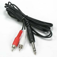 [해외]InstallerParts Stereo Plug Adapter to 2 x RCA Plug