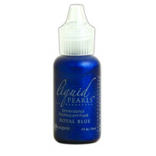 [해외]Ranger LPL-33974 Liquid Pearls Glue Paint, Royal Blue, 0.5-Ounce