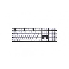 [해외]iKBC PBT Backlit Doubleshot Mechancial keyboard Keycap Set for Mechanical Keyboard with Cherry MX Switch, White Color, 108 Keys