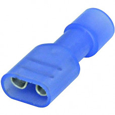 [해외]Seismic Audio - SAPT209-100Pack - 100 Pack of Fully Insulated 16/14 Gauge Female Quick Disconnect Wire Connectors - Spade Connectors