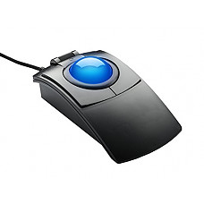 [해외]CST2545-5W(GL) (L-Trac Glow) USB Wired Ambidextrous High Performance Laser Ergonomic 5-Button Backlit Trackball (Black) - Made in the USA