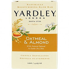 [해외]Yardley London Oatmeal and Almond Naturally Moisturizing Bath Bar, 4.25 oz. (Pack of 8)