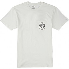 [해외]Burton Mens OG Slim Short Sleeve Tee, Stout White, Small