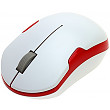 [해외]ShhhMouse Wireless Mouse with Batteries - White/Red