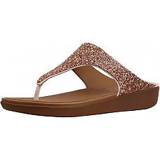 [해외]핏플랍 Womens Banda II Quartz Sandal, Nude, 9 M US