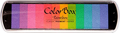 [해외]Clearsnap 130000-13008 Colorbox Pigment Paintbox 2-Option Pad, Pastel, 12 Colors Per Pad
