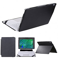[해외]쿠로코 Case for Surface Book,2 in 1 Kickstand Book Style case for Mirosoft Surface Book 13.5 inch Laptop (Black)