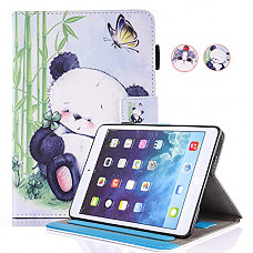 [해외]아이패드 Mini Case for 아이패드 Mini 4 3 2 1, Motie Ultra Thin PU Leather Protectivr Case [Auto Sleep/Wake] [Multi-Angle Viewing] for 애플 아이패드 Mini 4 3 2 1, Lovely Panda