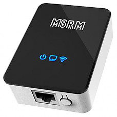 [해외]MSRM US300 300Mbps Wireless-N WiFi Range Extender, 802.11n/b/g Network Range Extender